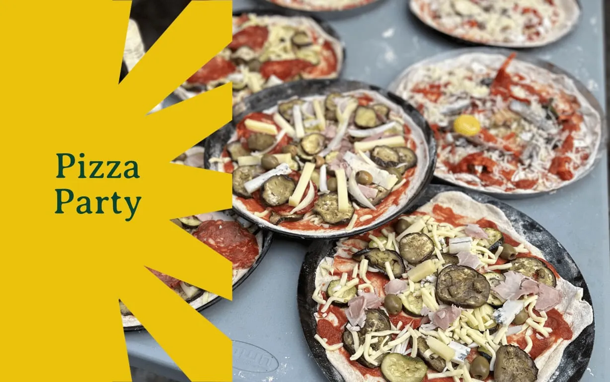 Pizza Party et inauguration du nouveau four !